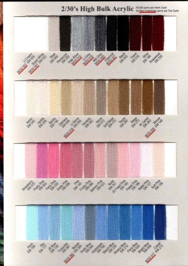 Jacquard Scarves colour shade chart jacquard scarves colour shades