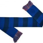 Blue Black bar scarf