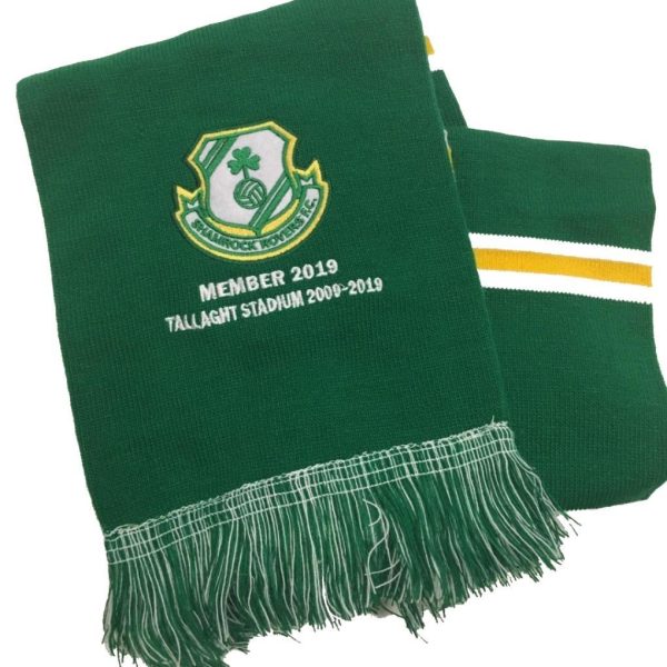 Association football (soccer) scarves
